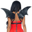Портупея Leg Avenue Leather Bat Wing Body Harness, черная - Фото №4