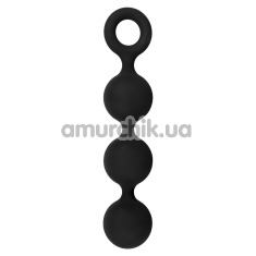 Анальная цепочка Lust Anal Beads, черная - Фото №1