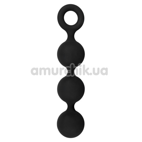 Анальная цепочка Lust Anal Beads, черная - Фото №1