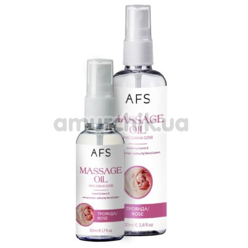 Масажна олія AFS Massage Oil Rose - троянда, 100 мл
