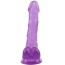 Фалоімітатор Hi-Rubber 7.7 Inch Long, фіолетовий - Фото №3