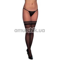 Чулки Stockings (модель 5543), черные - Фото №1