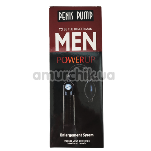 Вакуумная помпа Men Powerup Passion Pump 8705, прозрачная