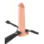 Полый страпон Fantasy X-tensions Elite Hollow Silicone Strap-On 7, телесный - Фото №3