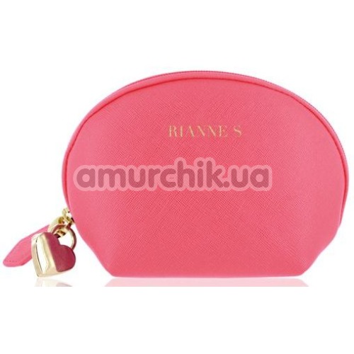 Вибратор Rianne S Classique Vibe Stud с розовой сумкой, фиолетовый