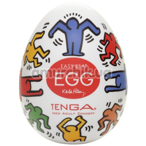 Мастурбатор Tenga Egg Keith Haring Dance Денс - Фото №1