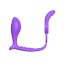 Эрекционное кольцо со стимулятором простаты Fantasy C-Ringz Ass-Gasm Vibrating Rabbit, фиолетовое - Фото №1