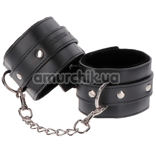Наручники Taboom Wrist Cuffs, черные - Фото №1