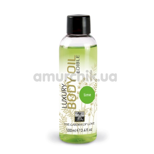 Массажное масло Shiatsu Luxury Body Oil Lime - лайм, 100 мл