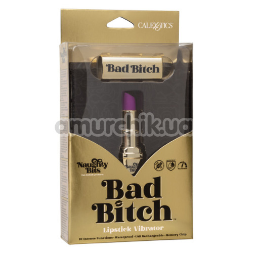 Клиторальный вибратор Bad Bitch Naughty Bits, фиолетовый