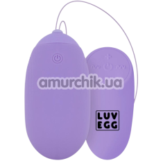 Виброяйцо Luv Egg XL, фиолетовое - Фото №1