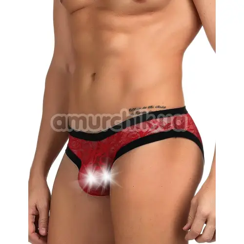 Трусы мужские Star Night Sexy Floral Lace Panty, красные