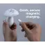 Анальная пробка с вибрацией и подсветкой Illumination The Plug, белая - Фото №17