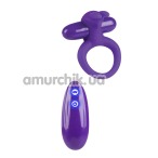 Виброкольцо Entice Adelle, фиолетовое - Фото №1