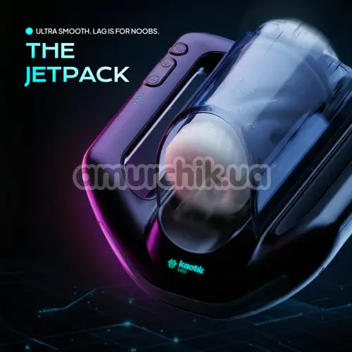 Мастурбатор з поштовхами Kaotik Labs The Jetpack, чорний