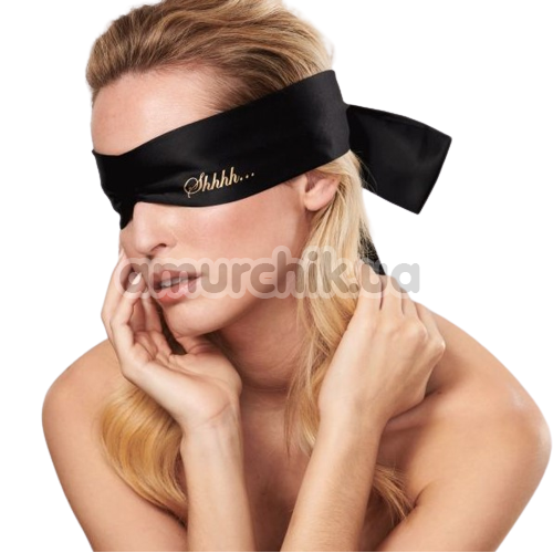 Пов'язка на очі Bijoux Indiscrets Shhh Blindfold, чорна
