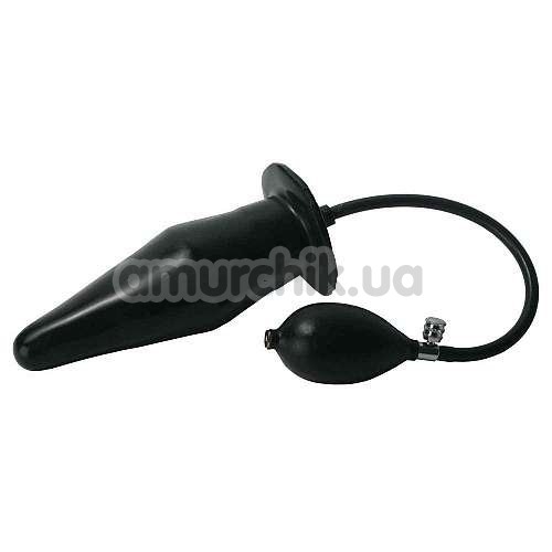Анальный расширитель Menzstuff Large Inflatable Plug, черный