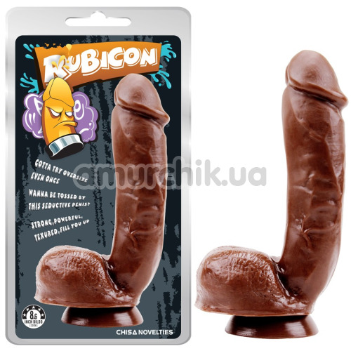 Фаллоимитатор Rubicon Thrust Her Penis 8.6, коричневый