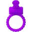 Виброкольцо Silicone Vibro Cock Ring, фиолетовое - Фото №0