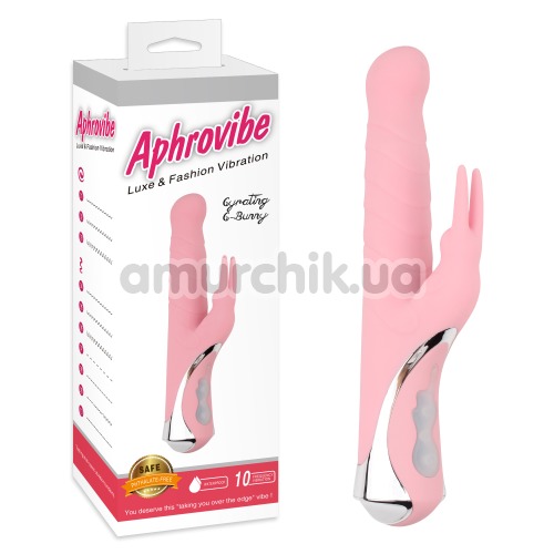 Вібратор Aphrovibe Gyrating G-Bunny, рожевий