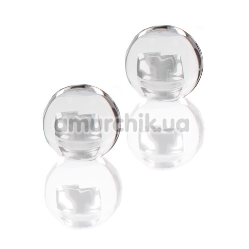 Вагинальные шарики Glass Worxx Pearl Drops, прозрачные
