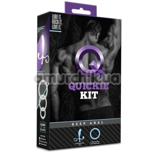 Набір секс-іграшок Quickie Kit Deep Anal, світиться в темряві