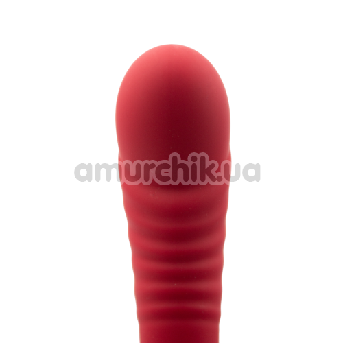 Вибратор для клитора и точки G Tongue Licking Vibrator, красный