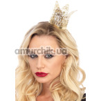 Корона Leg Avenue Mini Metal Filigree Crown Costume Headband, золотая - Фото №1