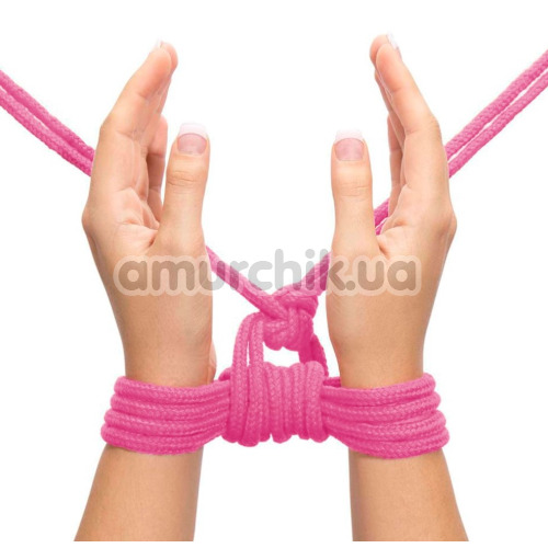Веревка Fetish Bondage Rope, розовая