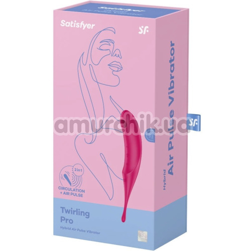 Симулятор орального секса для женщин с вибрацией Satisfyer Twirling Pro, розовый