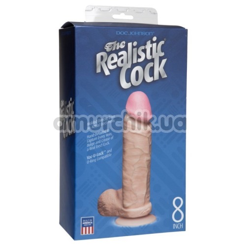 Фаллоимитатор The Realistic Cock Original 8, телесный