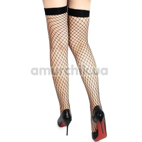 Чулки Star Night Stockings Large Mesh, черные