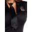 Костюм поліцейської Leg Avenue Dirty Cop чорний: сукня + кашкет + пасок + рукавички + краватка + рація - Фото №4