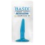 Анальная пробка Basix Rubber Works Mini Butt Plug, голубая - Фото №3