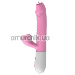 Вибратор с подогревом Boss Silicone Vibrator USB 7, розовый - Фото №1
