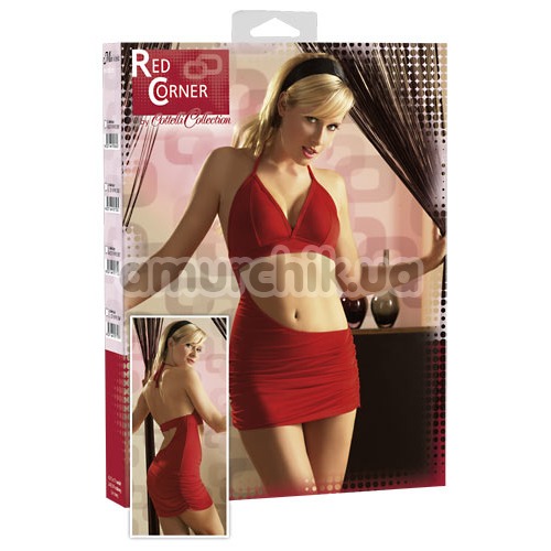 Мини-платье Cottelli Collection Red Corner 2710749, красное