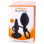 Анальный расширитель Silicone Pleasure Inflatable Butt Plug S, черный - Фото №2