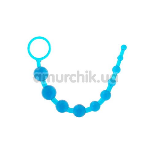 Анальные бусы Thai Toy Beads голубые