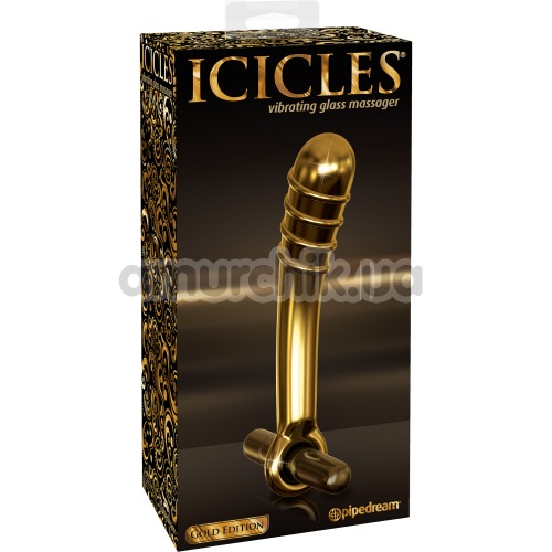 Вібростимулятор простати для чоловіків Icicles Gold Edition G05
