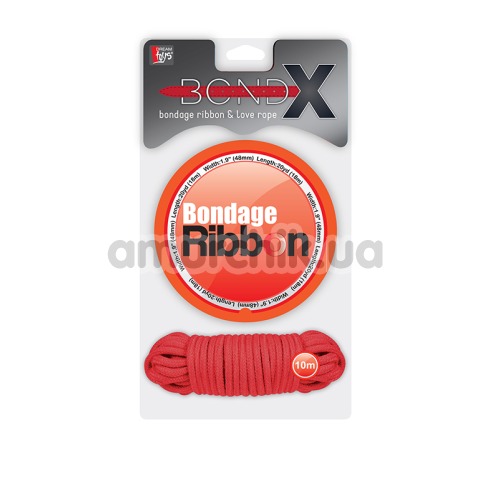 Бондажный набор BondX Bondage Ribbon & Love Rope, красный