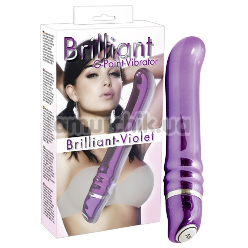 Вибратор для точки G  Brilliant G-Point Vibrator, фиолетовый
