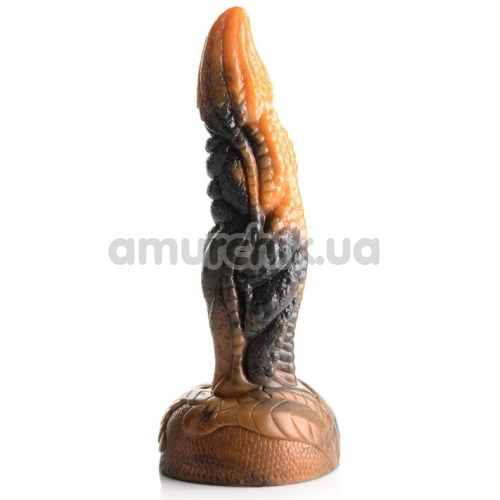 Фаллоимитатор Creature Cocks Ravager, оранжево-коричневый