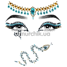 Украшение для лица Leg Avenue Cleopatra Rhinestone Stick-On Jewels, радужное - Фото №1