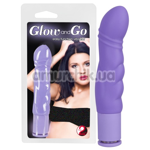 Вибратор Glow & Go Easy Function Vibrator, фиолетовый