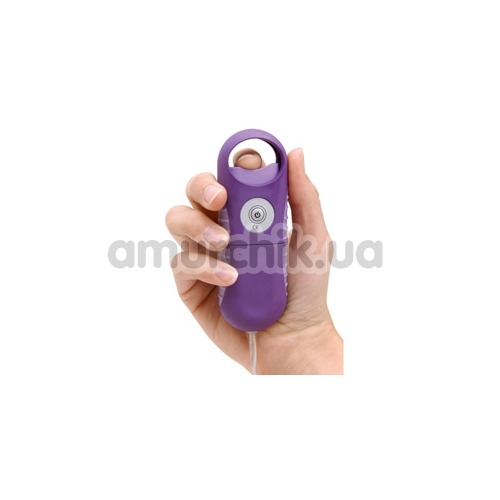 Вібратор Climax Clicks Violet Vertical, фіолетовий