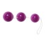 Анально-вагинальные шарики Sexual Balls, фиолетовые - Фото №3