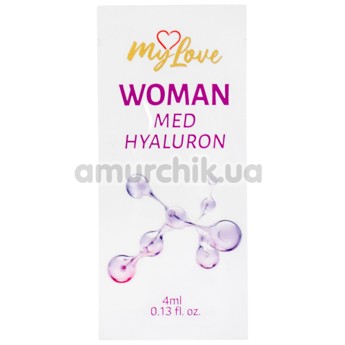 Лубрикант женский MyLove Woman Med Hyaluron, 4 мл