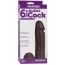 Фаллоимитатор Vac-U-Lock 6 Inch Realistic Cock, черный - Фото №4