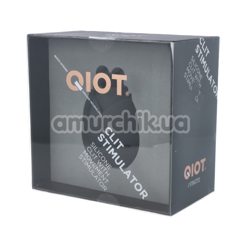 Кліторальний вібратор Qiot Clit Stimulator, чорний