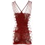 Комплект Mandy Mystery Lingerie Kleid красный: платье + трусики-стринги - Фото №4